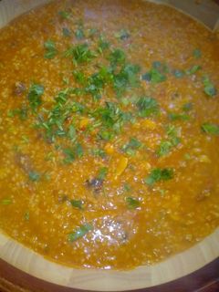 صورة لوصفة دشيشة (شوربة الشعير) مفلقة