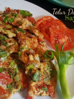 Foto resep Telur Dadar Sayur