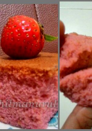 Foto resep Ogura Strawberry Cake