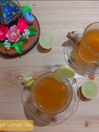Cara Gampang Menyiapkan Resep 207. Hot Lemon Tea with Ginger yang Lezat Anti Ribet, Uenak Banget