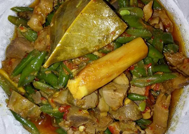 Resep Oseng buncis anti ampela pedas Lezat