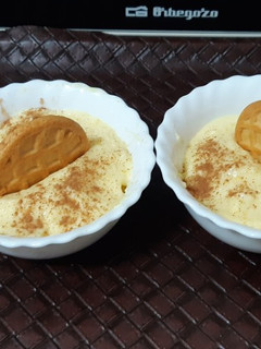 Una foto de Postre de naranja