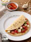 Aveioca (tapioca de aveia) com queijo vegetal NatuCheese