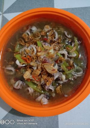Foto resep Cumi Cabe Ijo Saus Tiram