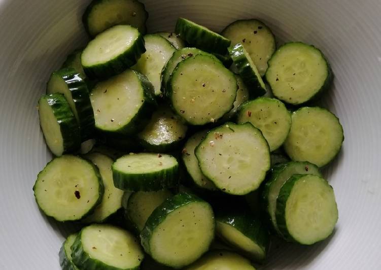 Steps to Prepare Speedy Pickled Cucumber