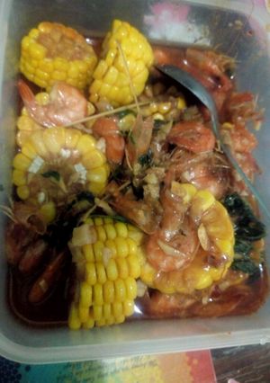Foto resep Udang jagung saus asam manis