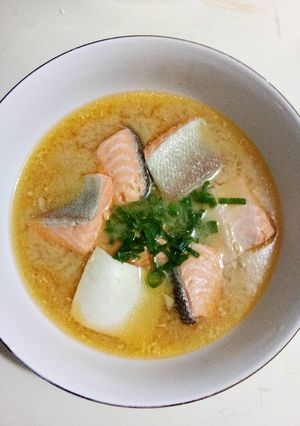 Foto resep Salmon miso soup