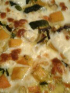 Una foto de Tarta de verduras con masa de salvado de avena