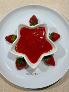 عکسی از دستور سس توت فرنگی🍓 Strawberry sauce