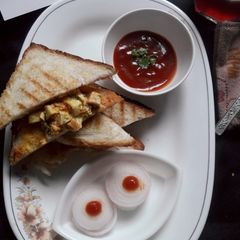 A picture of 5 min paneer tikka send witch.