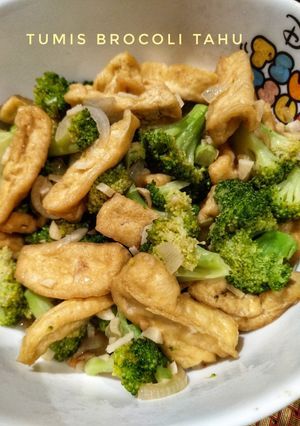 Foto resep Tumis broccoli tahu