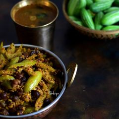 Ivy gourd and chick pea Dry curry: A picture of Ivy gourd and chick pea Dry curry:.