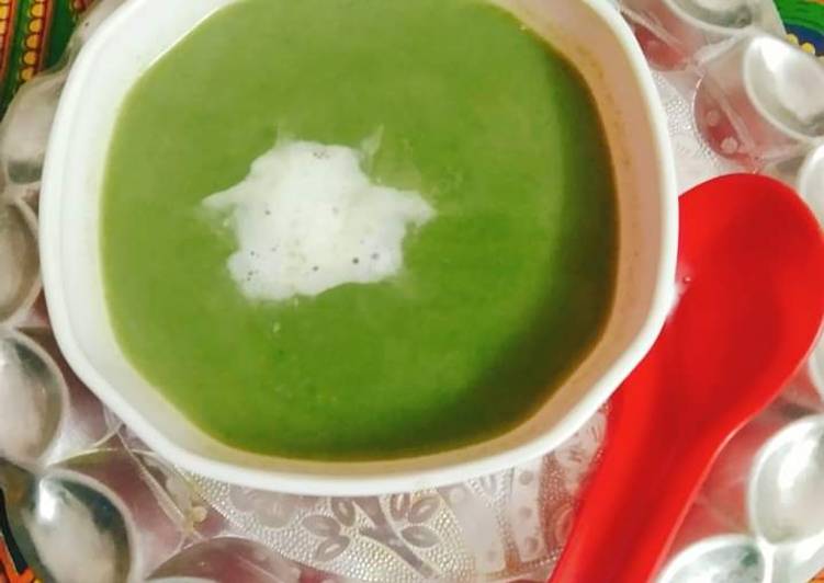 Steps to Prepare Ultimate Spinach Soup