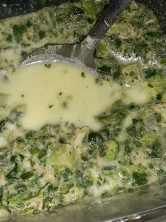A picture of Chicken and Spinach Soup.