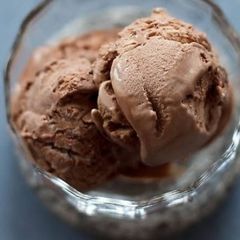 A picture of Chocolate ice cream.