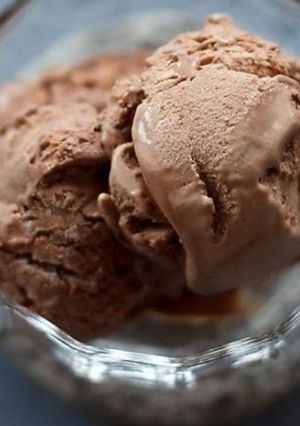 A picture of Chocolate ice cream.