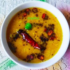 A picture of Hyderabadi Khatti Dal (Sour Lentils).