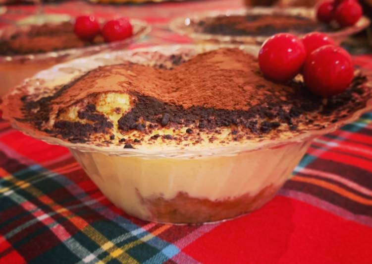 Tiramisú navideño