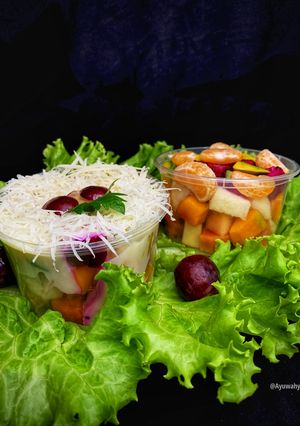 Foto resep Salad buah asli enak