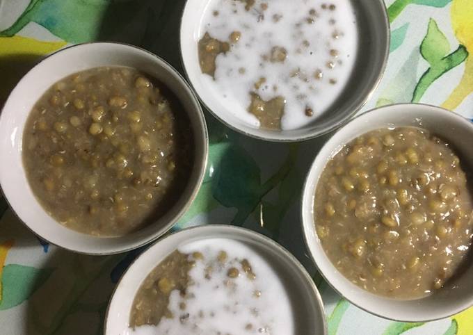 Cara Membuat Bubur kacang ijo alaqu yang Lezat