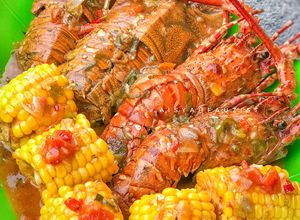 Foto resep Lobster / Udang Saos Padang Simpel