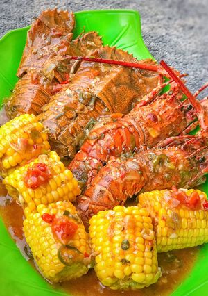 Foto resep Lobster / Udang Saos Padang Simpel