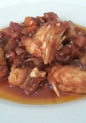 Foto resep Ikan Asin Jambal Asem Manis Pedes