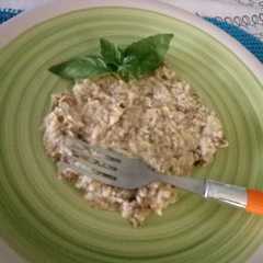 Una foto de Guiso de zapallo italiano y carne de soya