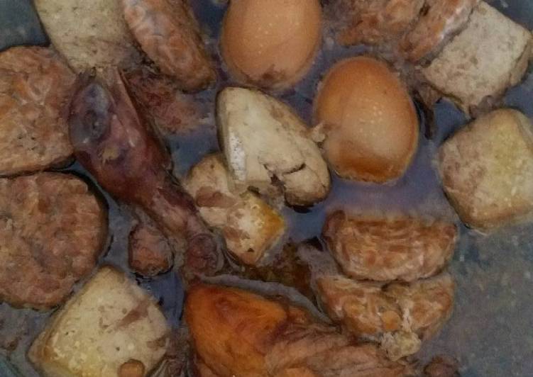 Cara Gampang Membuat Semur tempe tahu telur ayam Anti Gagal