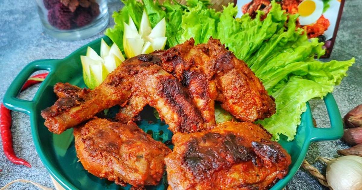 Resep 297 Ayam Bakar Bumbu Rujak Ala Bamboe Oleh Beckszs Kitchen