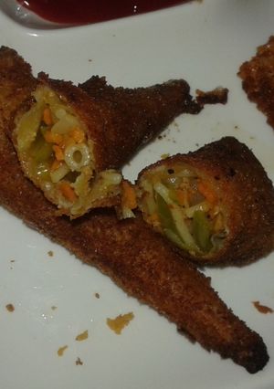 A picture of Con wrap rolls#cookpad pakistan.