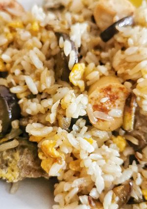 Foto resep Nasi goreng terong simple