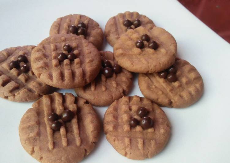 Cookies chocolatos 4 bahan