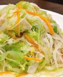 Bún gạo xào rau chay