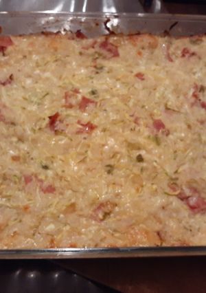 Una foto de Pastel de arroz con zucchini 🥒