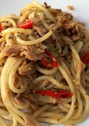 Foto resep Tuna Aglio E Olio (Spicy)