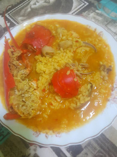 Una foto de Arroz con bogavante