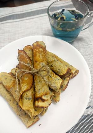 Hình của món Bánh quế mè.