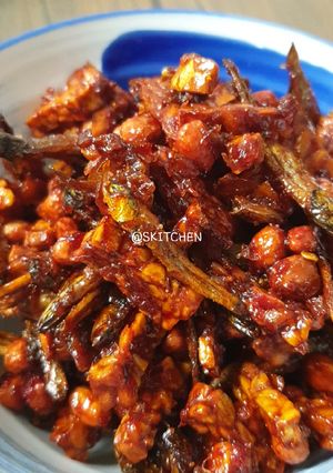 Foto resep Kering Tempe Kacang Teri Air Fryer