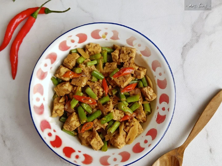 Cara Gampang Membuat Resep Oseng tempe buncis yang Menggugah Selera Anti Ribet, Mantap Sekali