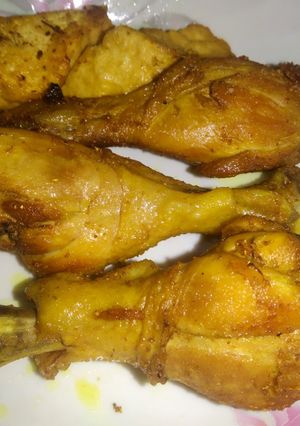 Foto resep Ayam ungkep kuning