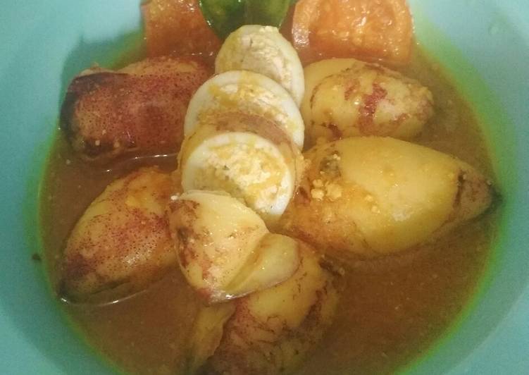 Resep Cumi isi kuah kuning yang Lezat Sekali