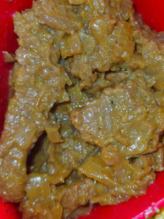 Una foto de Filete de ternera en salsa (Milanesa de res)