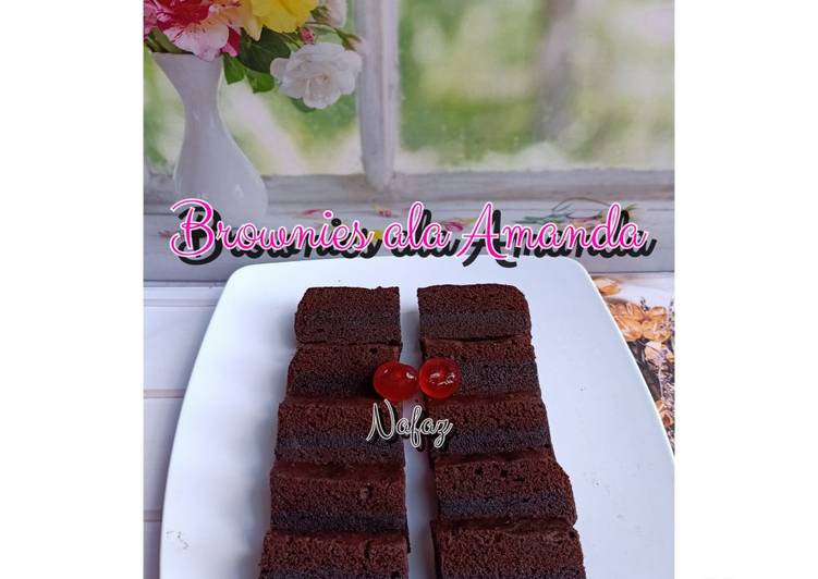 makanan Brownies ala Amanda Jadi, Enak