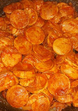 عکسی از دستور سوسیس بندری