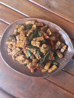 Foto resep Tumis tempe kacang panjang