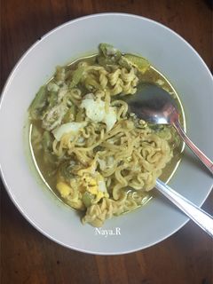 Foto resep 1.Mie soto pedas