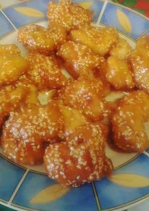 Csirkefalatok, szezámmagos bundában recept fotója