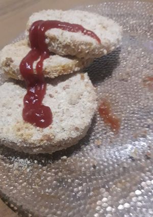 Una foto de Milanesa de calabaza