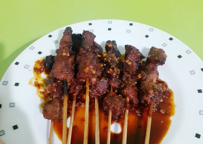 Resep Sate Sapi Cucuk Manis Khas Palembang #Nusantara 7 Anti Gagal